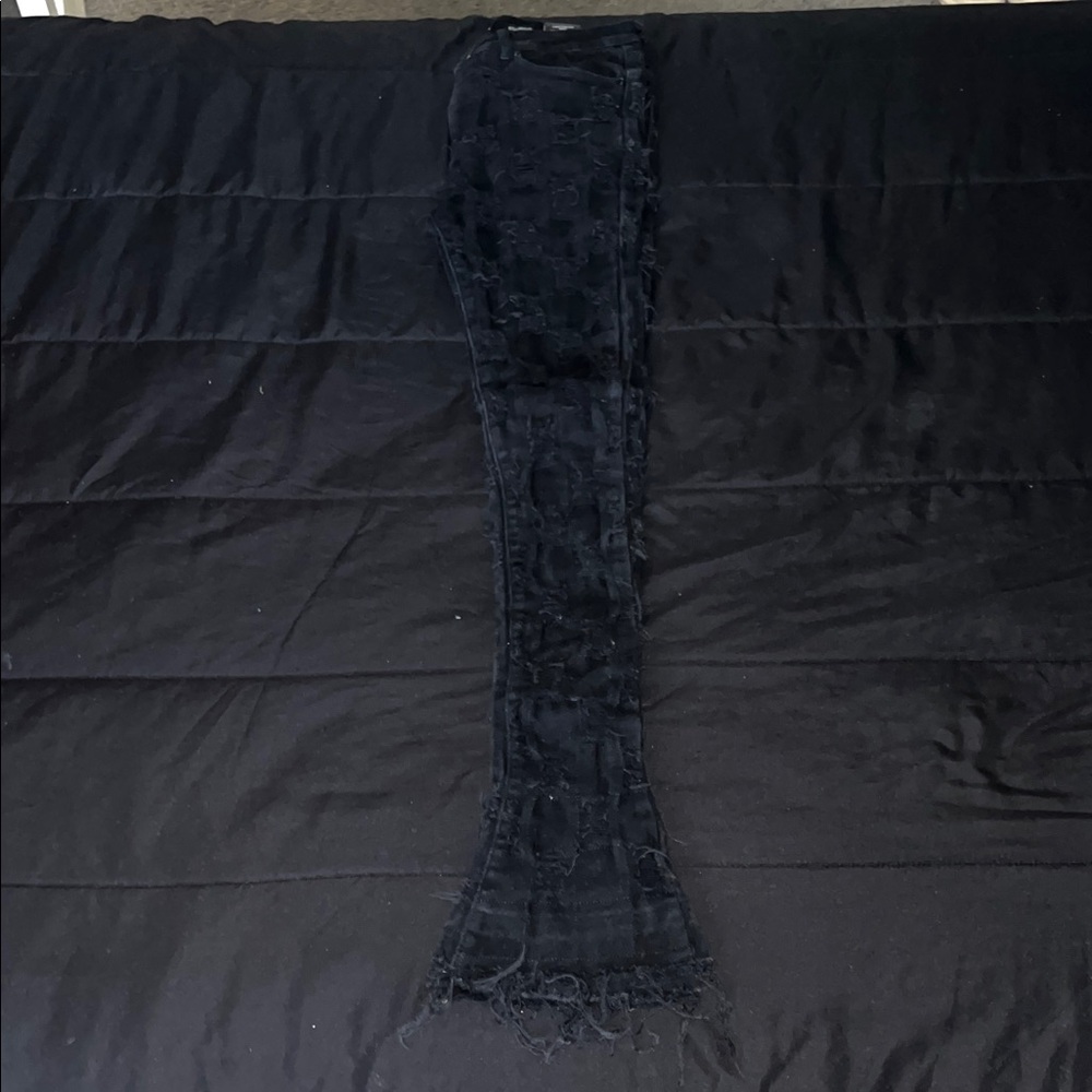 Chic Black Flare Jeans for Women
